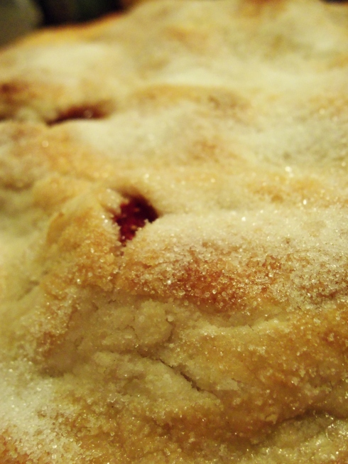 sugar detail on pie